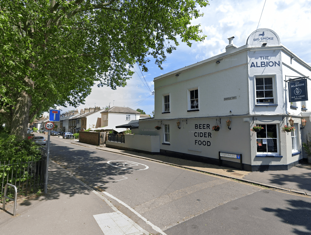 The Albion pub, close to the scene of the murder of Michael Agyare
